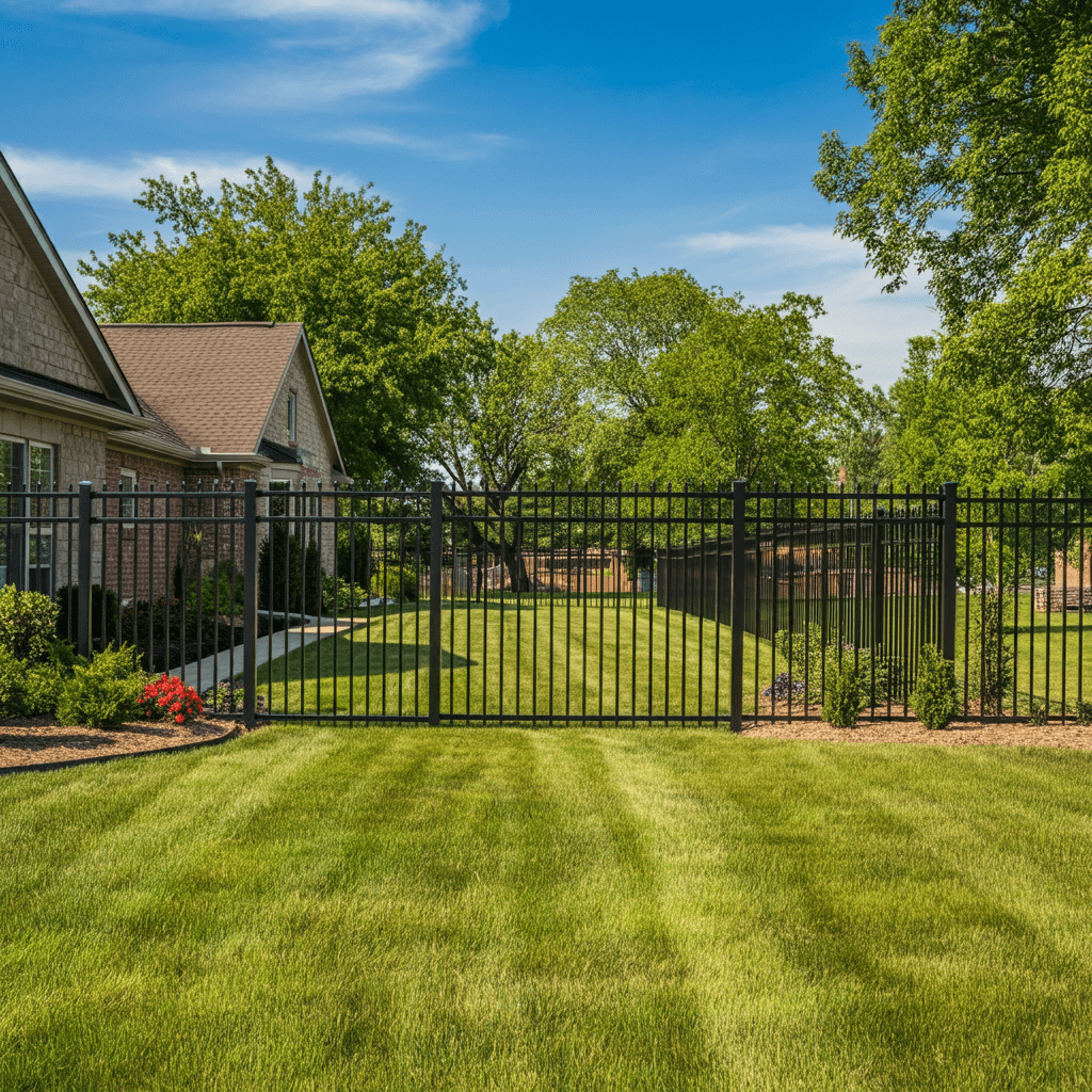 Aluminum fence in Belleville IL