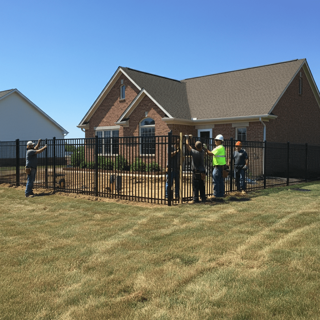 Belleville IL Aluminum Fencing