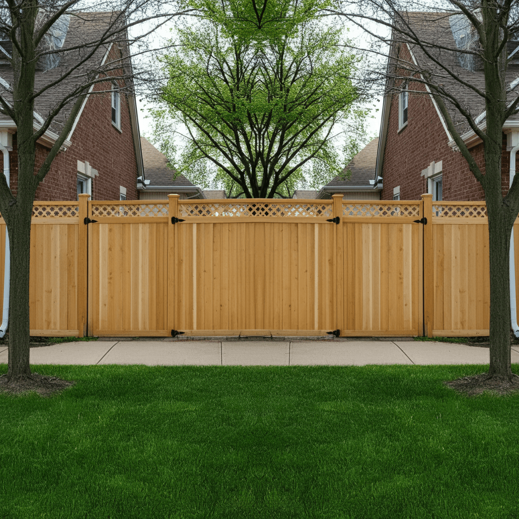 Cedar Privacy Fence Belleville IL