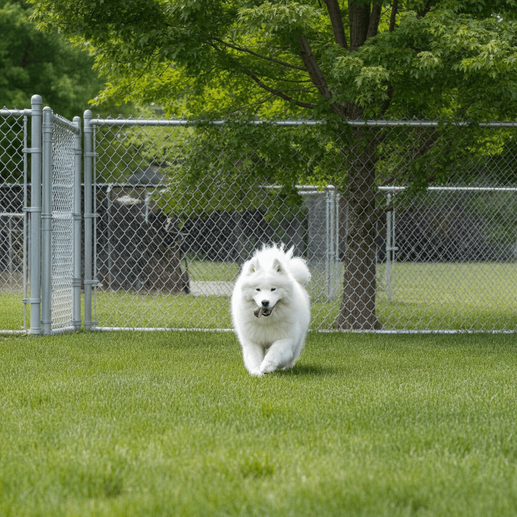 Dog Run Fencing in Belleville IL